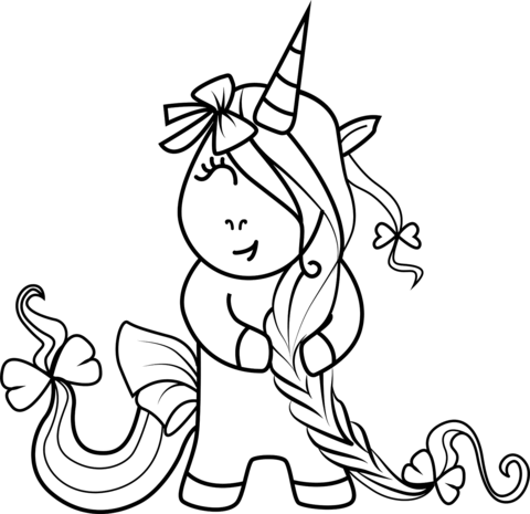 Jojo Siwa Unicorn Coloring Page